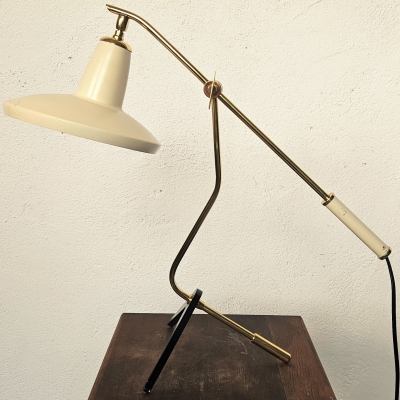 Lámpara escandinava de mesa, Mid Century, 1950-1959