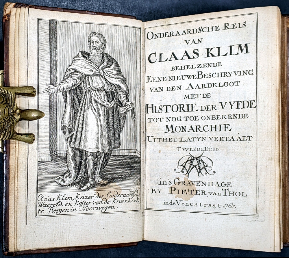 Año 1761 Ciencia ficción Utopía Viaje al interior de la Tierra Iter Subterraneum Ludvig Holberg 