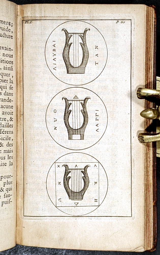 Año 1725 Diálogo sobre la música de los Antiguos, primera edición. Rarísima. Châteauneuf