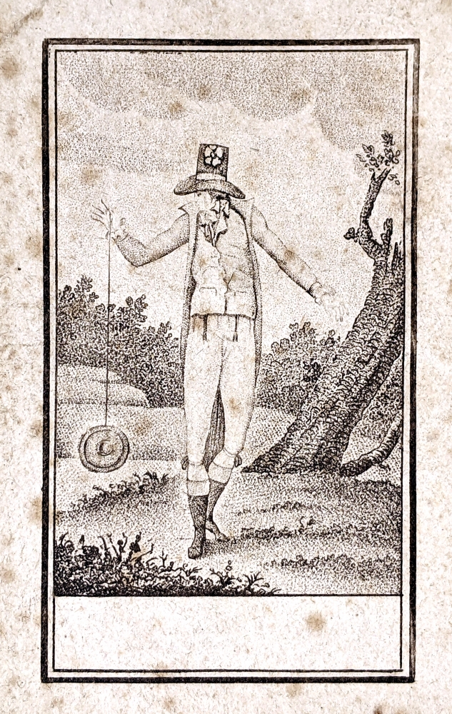 Año 1792 La primera representación de un yoyó. Marchant, La constitution en vaudevilles. Primera edición. Revolución Francesa. París.