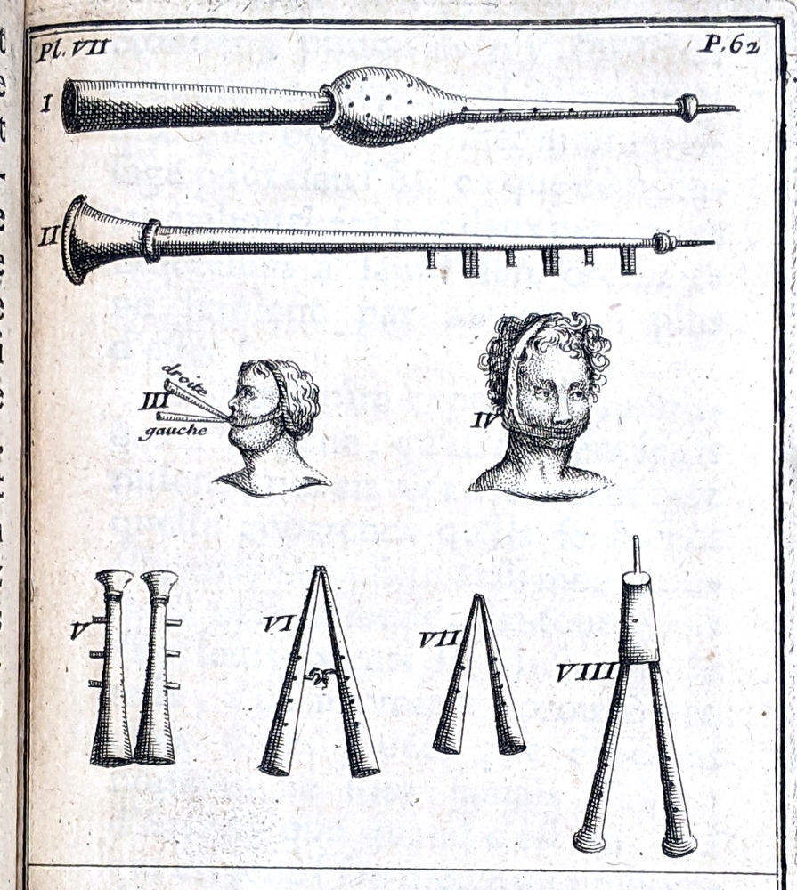 Año 1725 Diálogo sobre la música de los Antiguos, primera edición. Rarísima. Châteauneuf