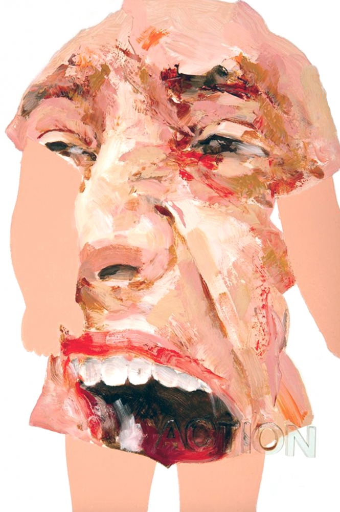 Samuel Salcedo, pintura figurativa expresionista, muñeca