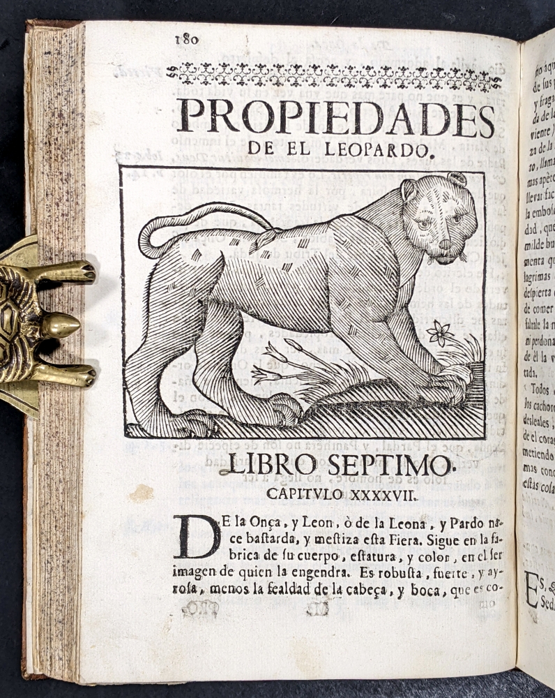 Año 1696 Unicornio. Libro de emblemas castellano. Andrés Ferrer de Valdecerebro, \"Govierno general, moral y politico, hallado en las fieras y animales sylvestres\", 1696