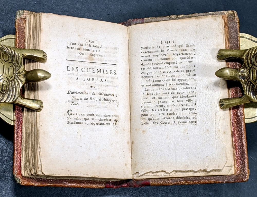 Año 1792 La primera representación de un yoyó. Marchant, La constitution en vaudevilles. Primera edición. Revolución Francesa. París.