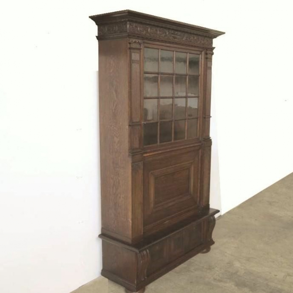 Librería historicismo tallada, 1880