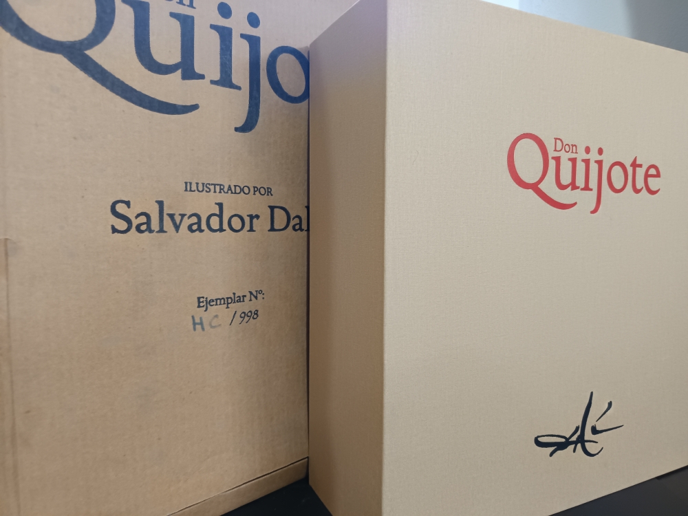 Don Quijote de la Mancha, ejemplar H.C., Editorial Planeta, ilustrado por Dalí
