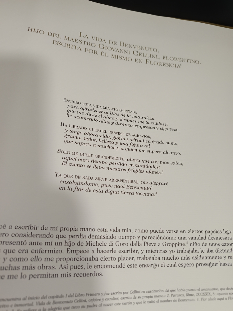 Autobiografía de Cellini, Editorial Planeta, ilustrada por Dalí, ejemplar HC