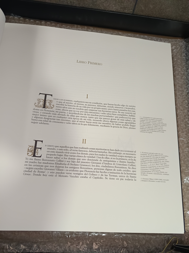 Autobiografía de Cellini, Editorial Planeta, ilustrada por Dalí, ejemplar HC
