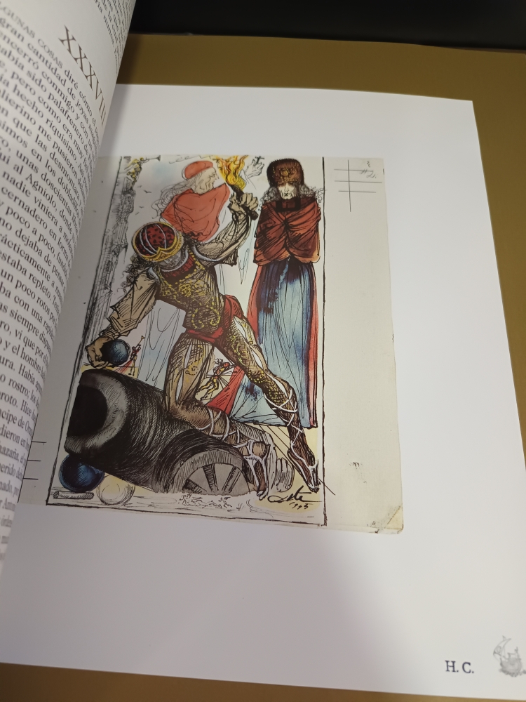 Autobiografía de Cellini, Editorial Planeta, ilustrada por Dalí, ejemplar HC