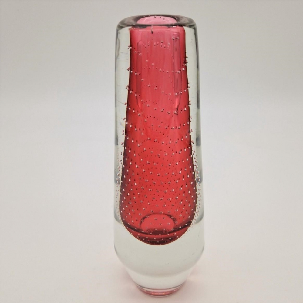 Florero de cristal de Gunnel Nyman para Nuutajarvi Notsjo, Finlandia, 1940 - 1950
