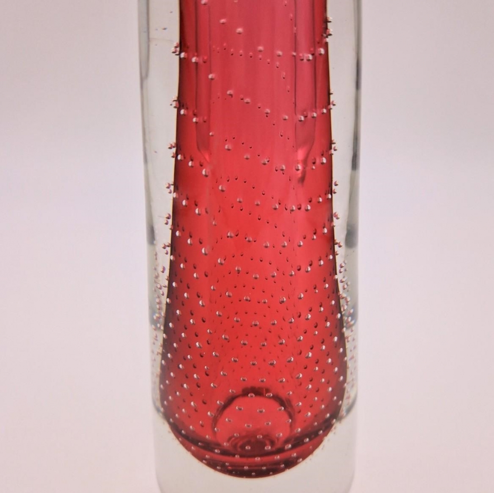 Florero de cristal de Gunnel Nyman para Nuutajarvi Notsjo, Finlandia, 1940 - 1950