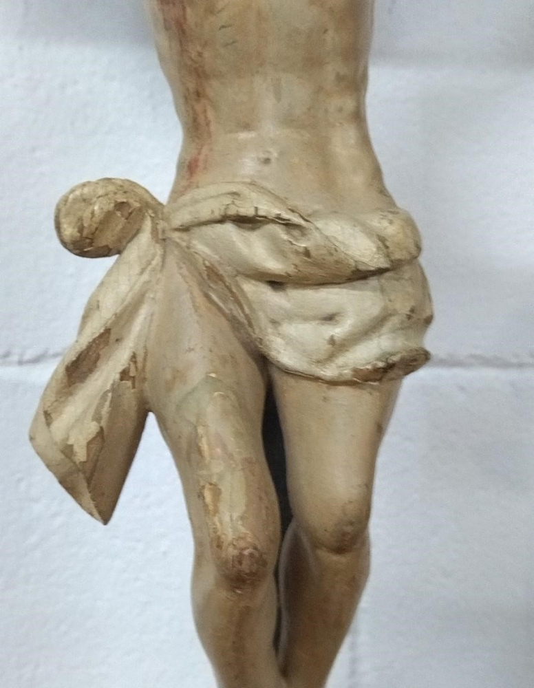 Talla de madera, Cristo crucificado, siglo XVIII