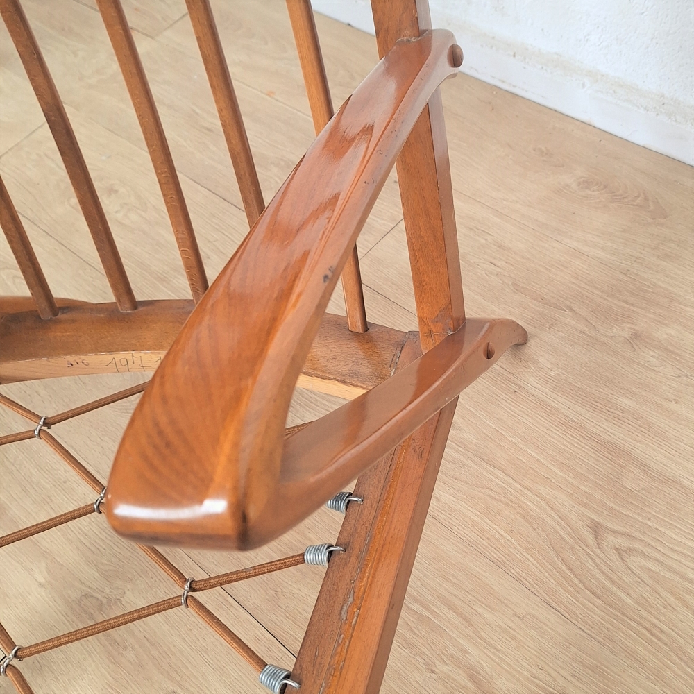 Dos sillones de madera curvada de 1940, fabricado por Guglielmo Ulrich para C.W.K. Möbel
