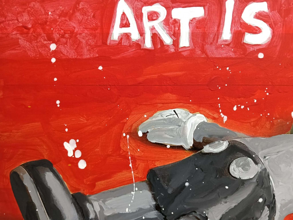 Malavitta, pintura, arte urbano, 2025