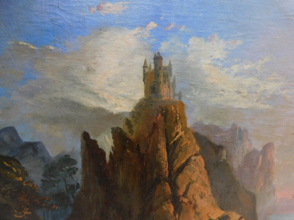 Óleo sobre tela, siglo XIX
