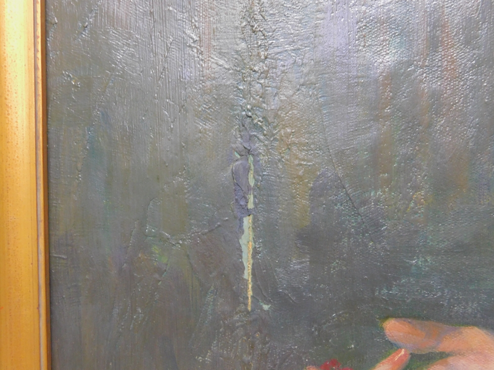 Óleo sobre tela, por José Mongrell Torrent, 1924