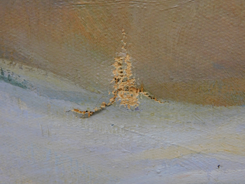Óleo sobre tela, por José Mongrell Torrent, 1924