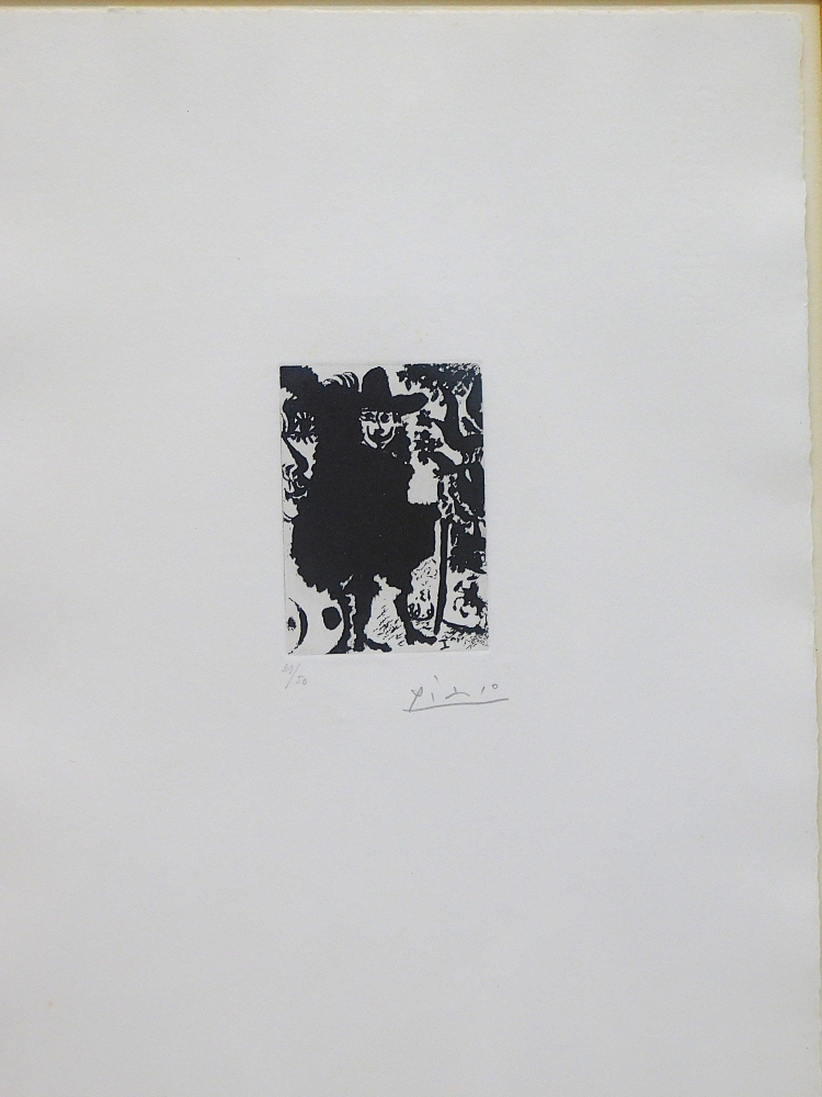 Pablo Picasso, grabado en aguatinta sobre papel, La Célestine 347