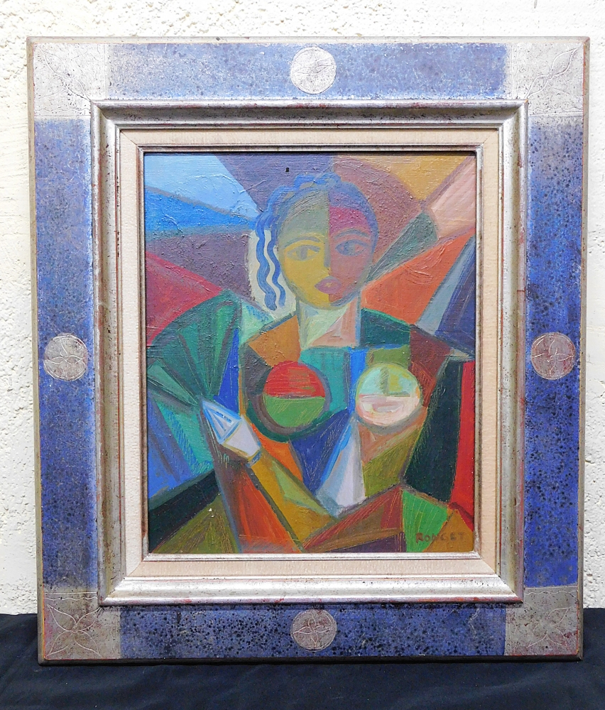 Elisabeth Ronget, óleo sobre tela