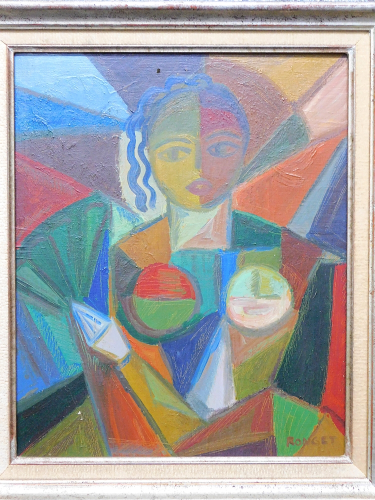 Elisabeth Ronget, óleo sobre tela