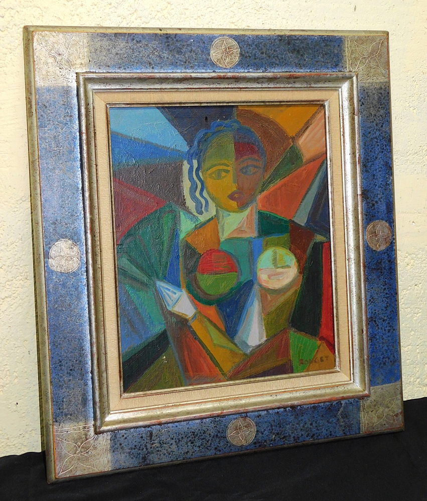 Elisabeth Ronget, óleo sobre tela