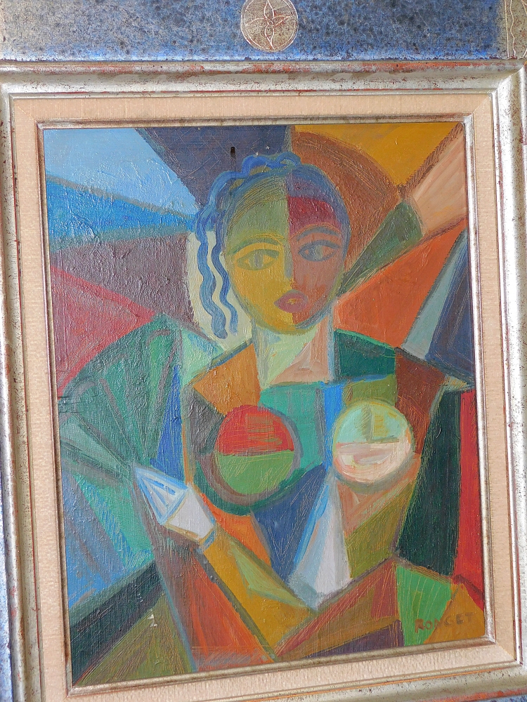 Elisabeth Ronget, óleo sobre tela
