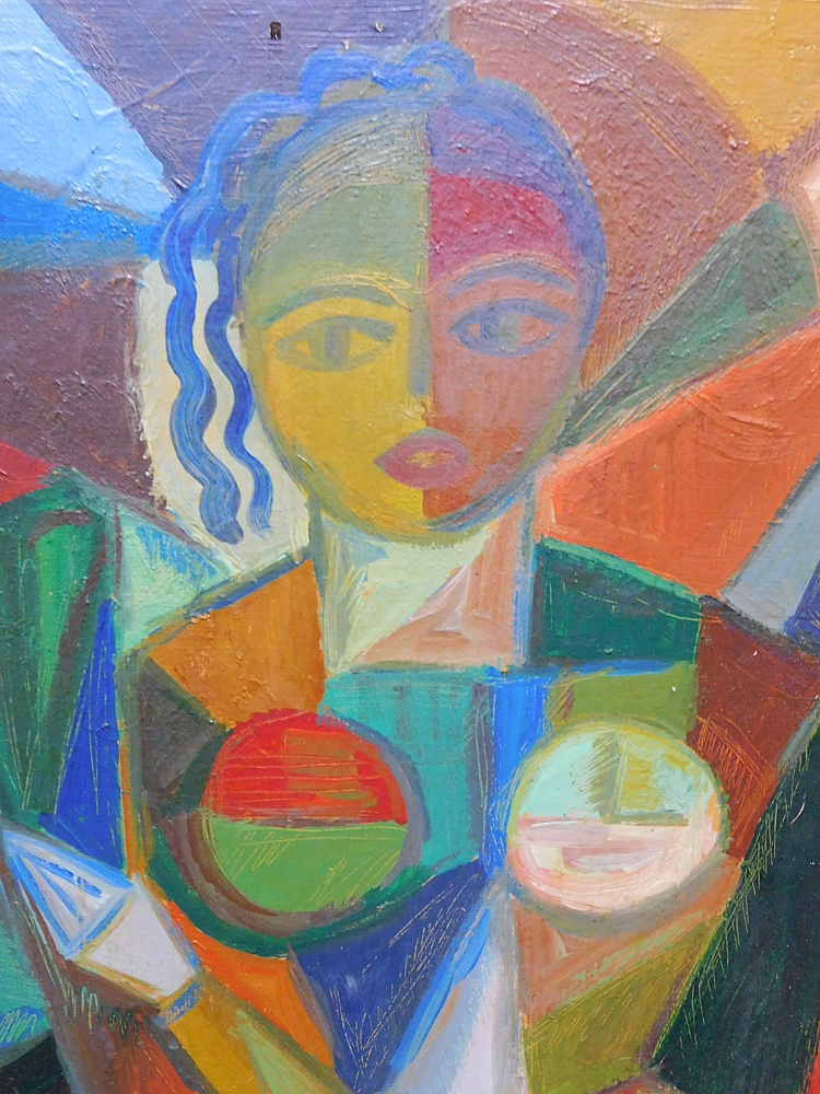 Elisabeth Ronget, óleo sobre tela