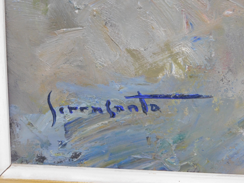 Óleo sobre tela, Josep Serrasanta, siglo XX