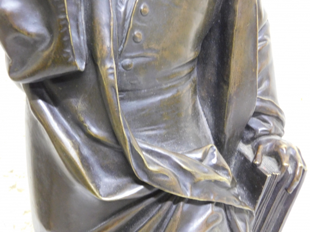 Albert -Ernst Carrier-Belleuse, escultura de bronce, John Milton