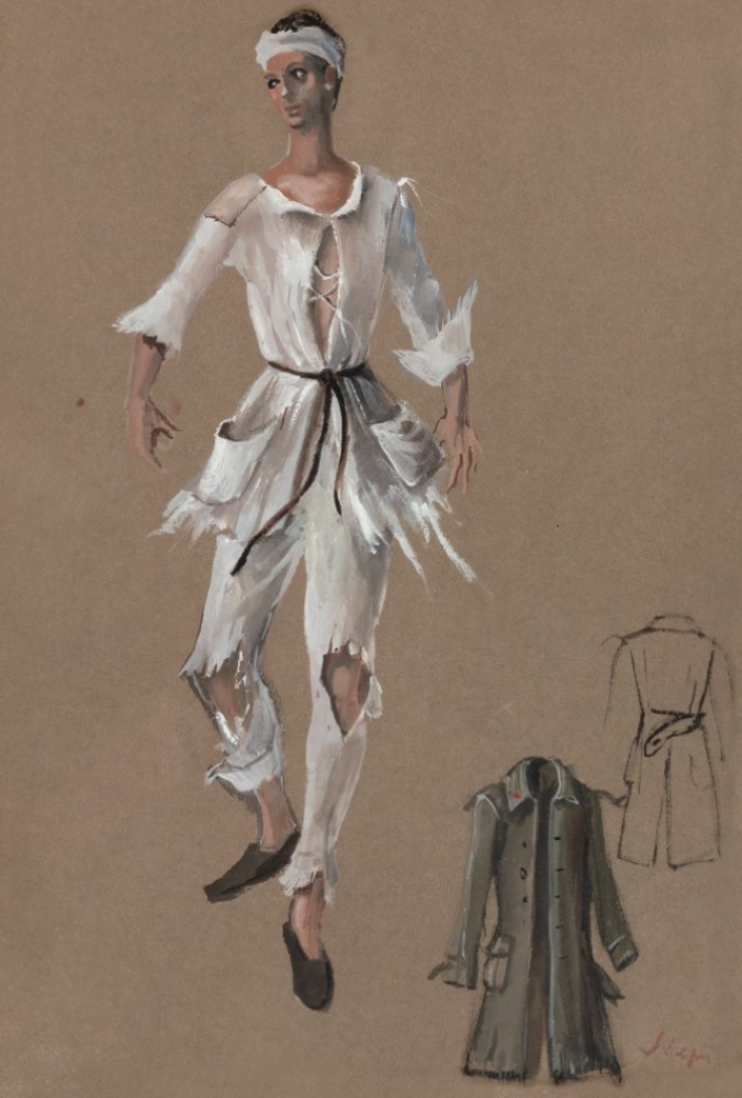 Stanislao Lepri, Gouache y acuarela sobre papel