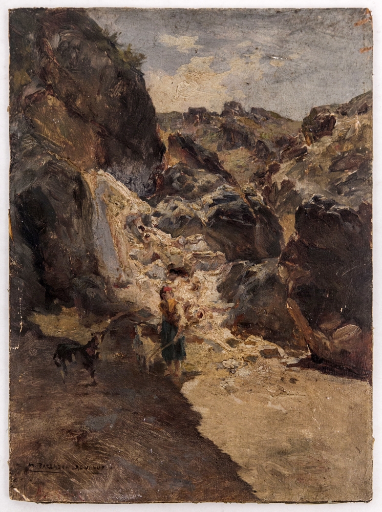 Mariano Barbasán, óleo sobre tabla, c.1910