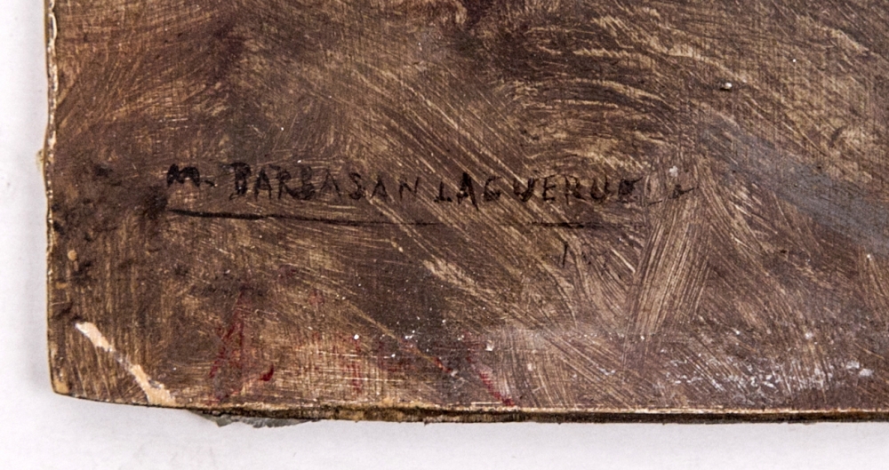 Mariano Barbasán, óleo sobre tabla, c.1910