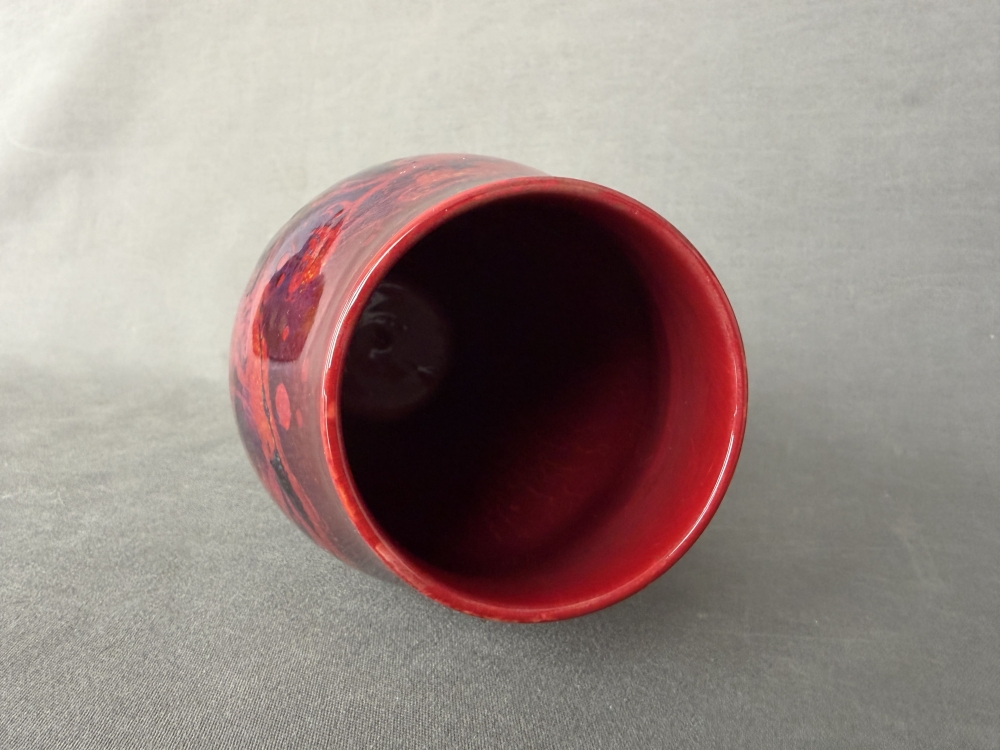 Royal Doulton Sung ware flambé vase, England, c.1920-1930, época Charles Noke
