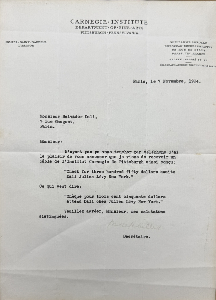 Salvador Dalí, Étude d’une figure de mode pour The American Weekly, 1935, lápiz sobre papel
