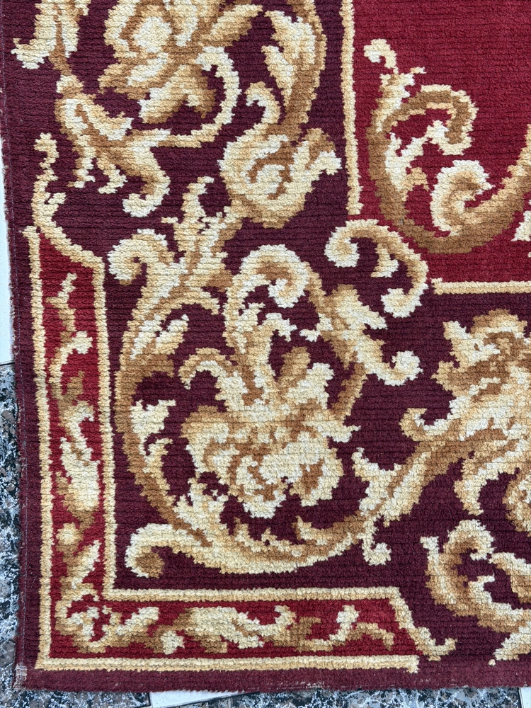 Alfombra española de lana anudada a mano, posible Real Fábrica de Tapices, 1950 aprox. 