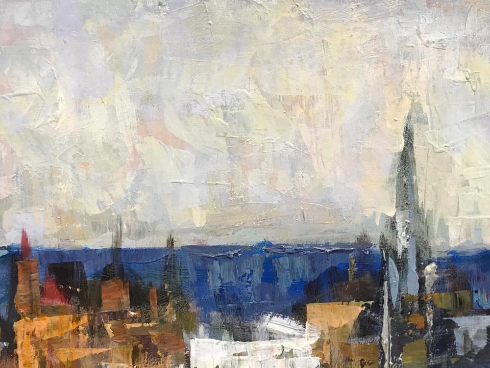 ”Paisaje Costero Andaluz”, escuela española, años 80-90 del siglo XX