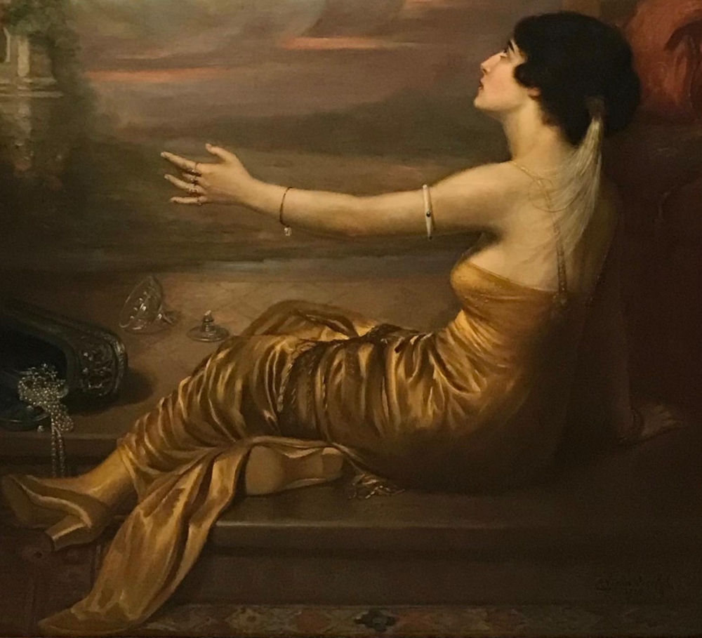 “Aparición de la Virgen”, Emile van de Winckel (1879-1953), 1920