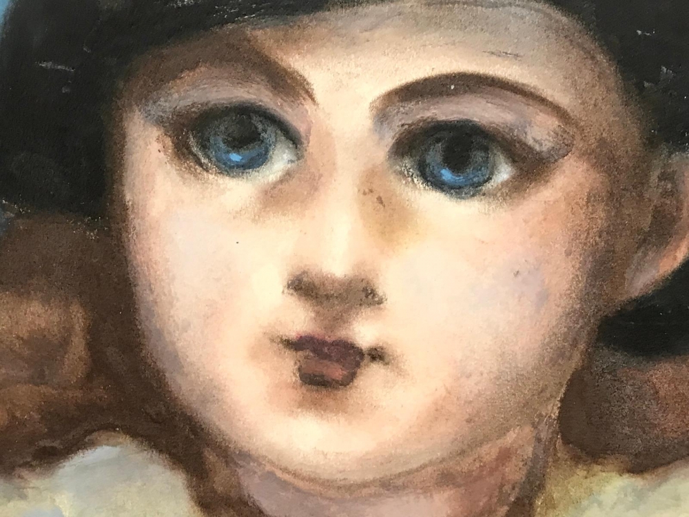 ”Muñeca con Pamela”, Carmen Lapeyre (Valencia), mediados del siglo XX