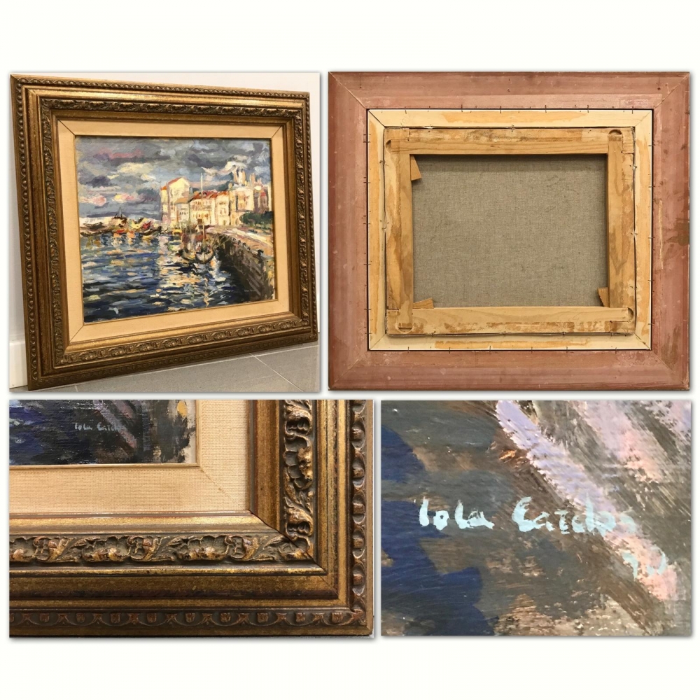 \"Puerto bajo un Cielo de Tormenta\", Lola Cardós, 1990