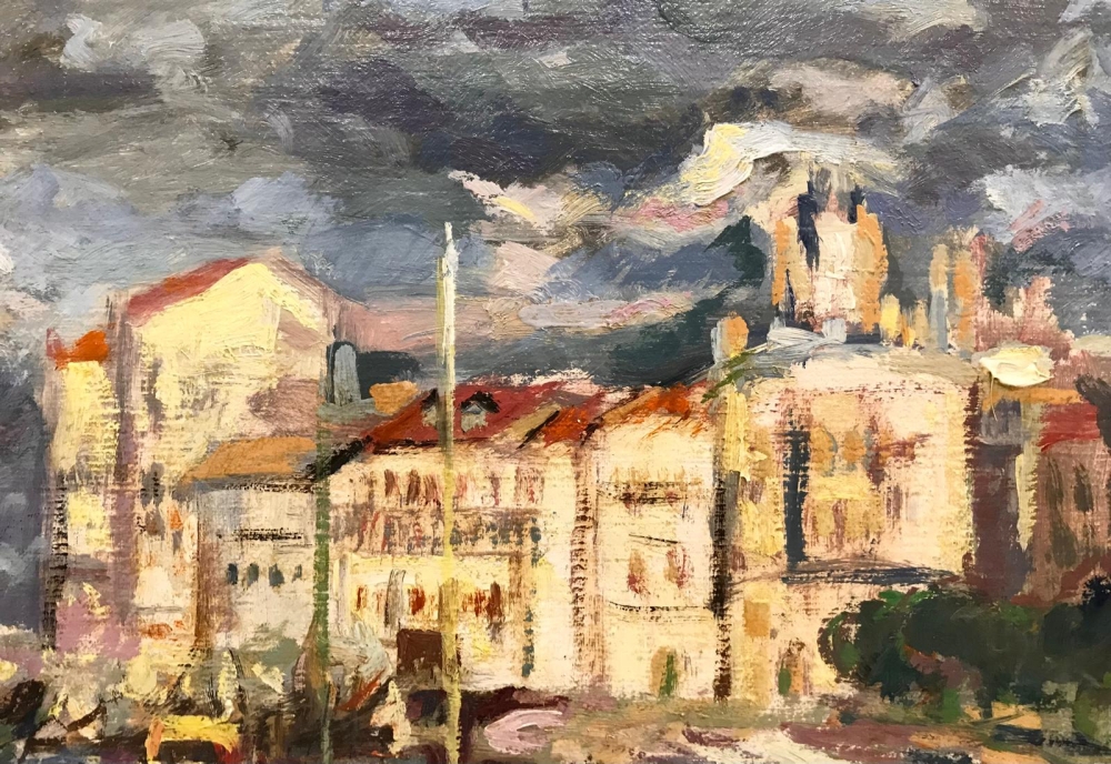 \"Puerto bajo un Cielo de Tormenta\", Lola Cardós, 1990