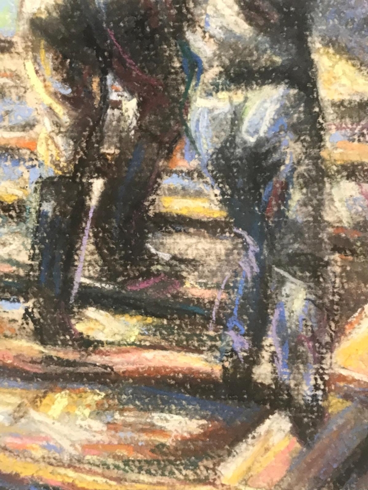 ”Pescadores en el Embarcadero”, Lola Cardós, 1992