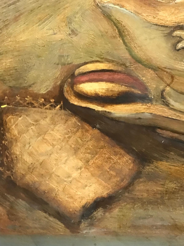 ”Naturaleza Muerta con Salsera”, Ana Lamuño Vázquez (1949), años 80-90 del siglo XX