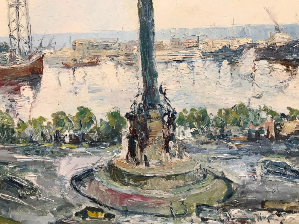 “Monumento a Colón y Puerto de Barcelona”, Boquera, segunda mitad del siglo XX