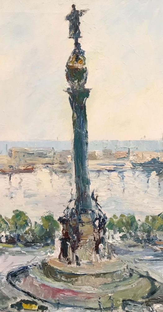 “Monumento a Colón y Puerto de Barcelona”, Boquera, segunda mitad del siglo XX