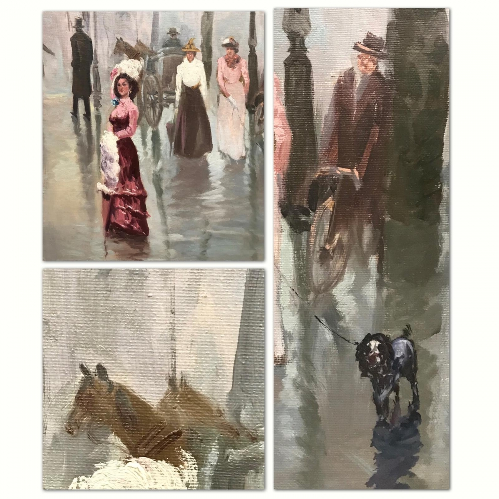 ”Boulevard de París – Escena Decimonónica”, Jordá, años 70-80 del siglo XX