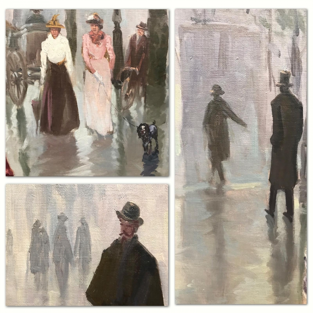 ”Boulevard de París – Escena Decimonónica”, Jordá, años 70-80 del siglo XX
