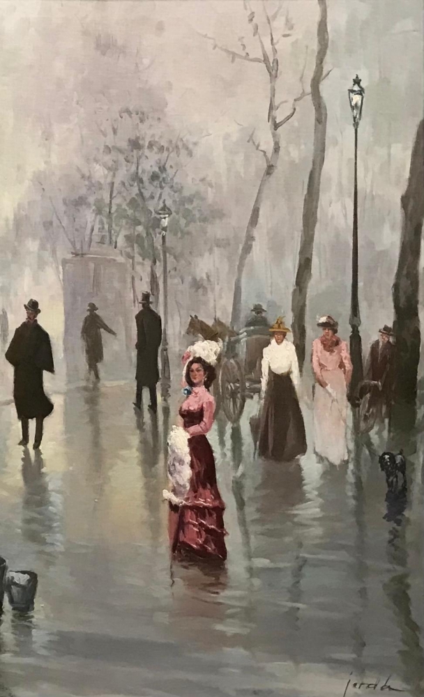”Boulevard de París – Escena Decimonónica”, Jordá, años 70-80 del siglo XX