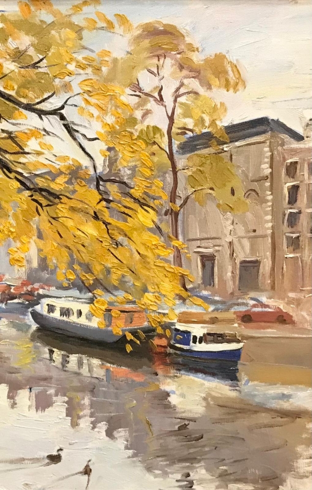 “Vista de Canal Parisino”, Enric Trapero Ballestero, 1970