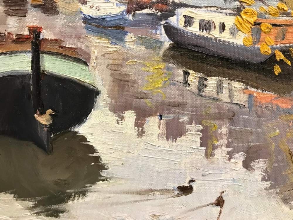 “Vista de Canal Parisino”, Enric Trapero Ballestero, 1970