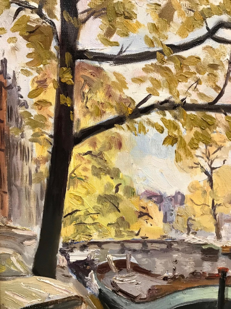 “Vista de Canal Parisino”, Enric Trapero Ballestero, 1970